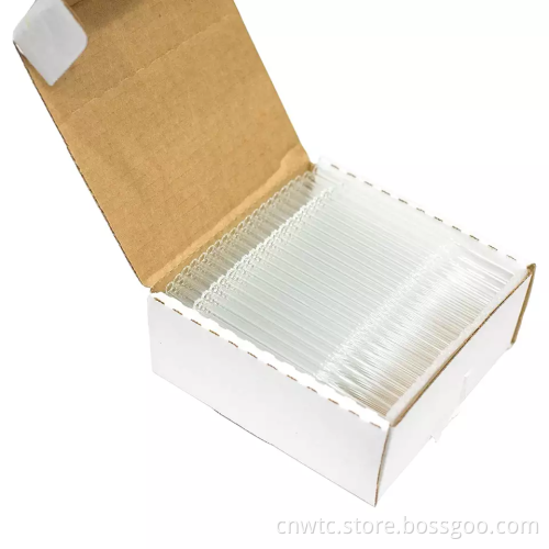Lab Borosilicate Glass Pipets: 230mm & 150mm Pasteur Pipettes with Cotton Tips